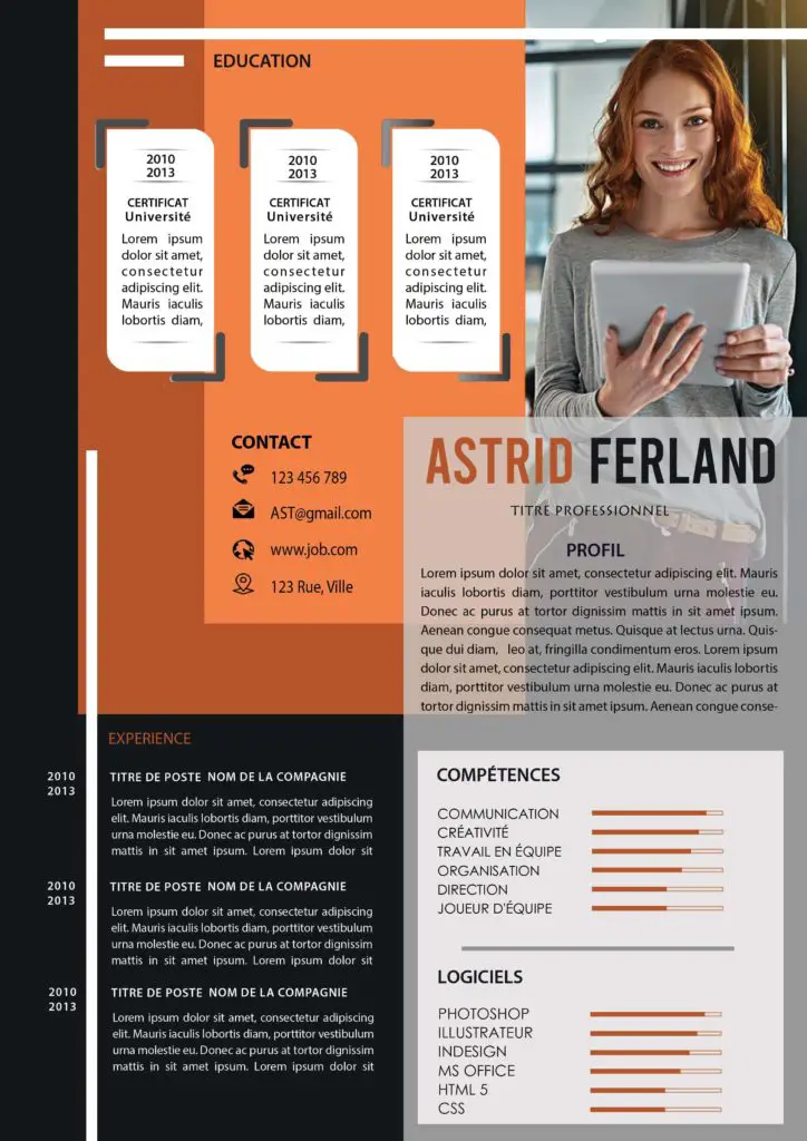 CV Original Prêt À L’emploi