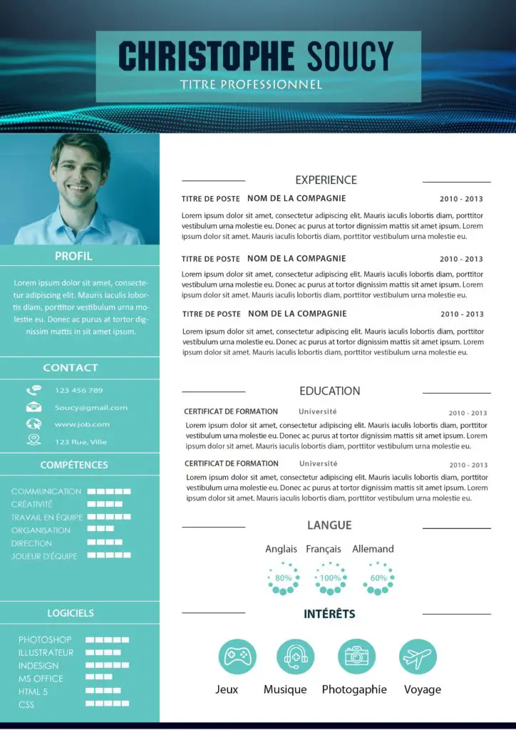 Modèle De CV Original Word Gratuit