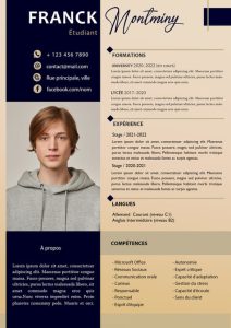 CV étudiant - Page 1
